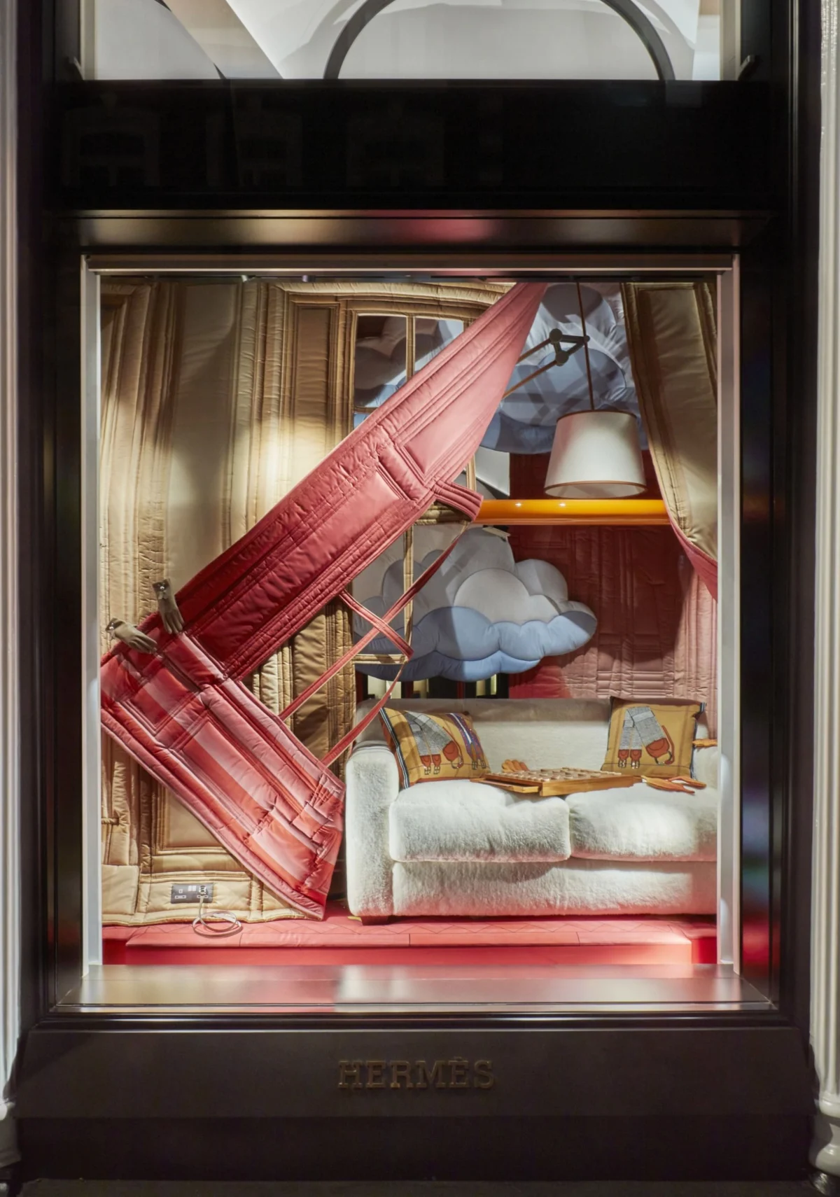 Inside Space Popular’s Dreamlike, Quilted Wonderland for the Hermès Maison in London