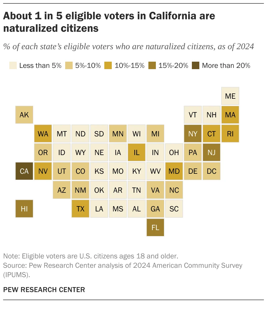 The New Face of the Ballot Box: How Naturalized Citizens Are Reshaping the U.S. Electorate