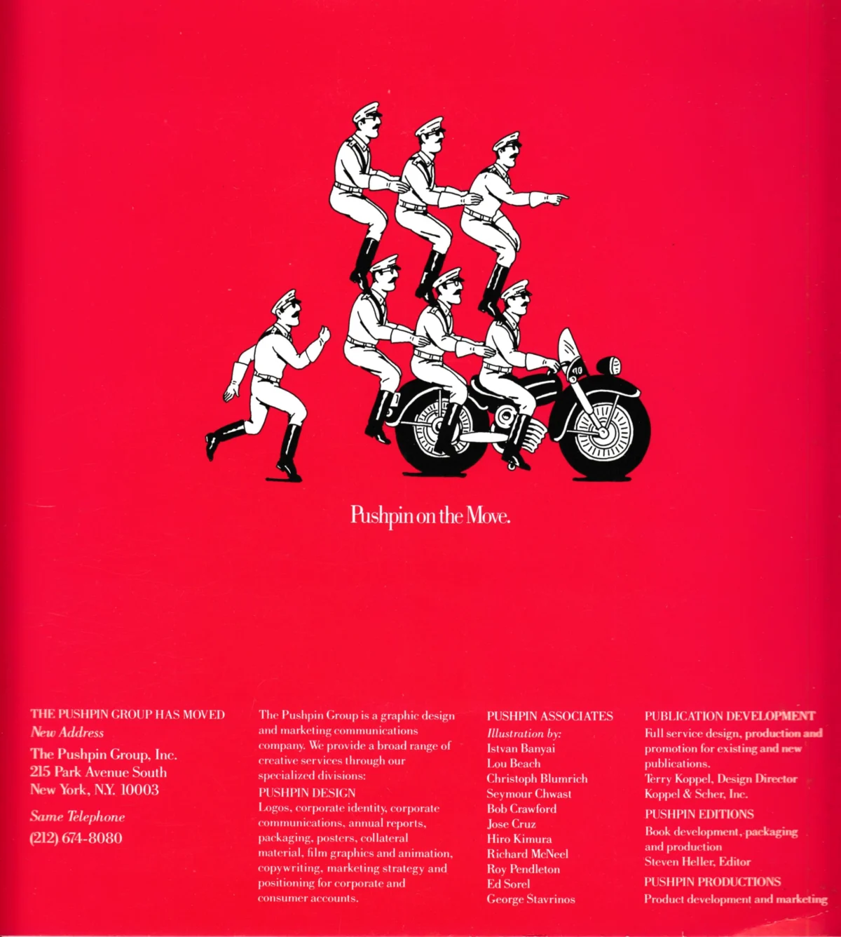 Unearthing a Graphic Design Masterpiece: Seymour Chwast, The Pushpin Group, and the Art of the Moving Announcement